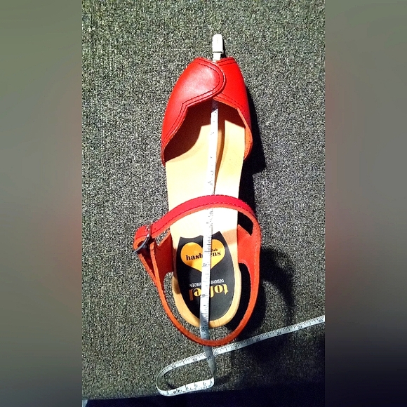 Swedish Hasbeens Red Heart Sandals - Picture 2 of 16